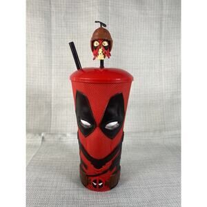 AMC Theatres Exclusive Deadpool & Wolverine 32oz Gripper Cup w/ Zombie Topper